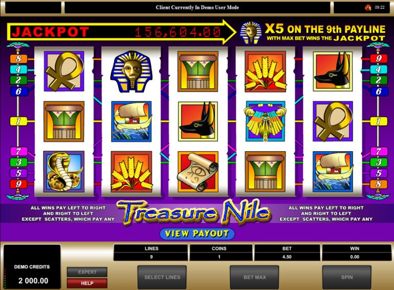 Treasure Nile Video Slot